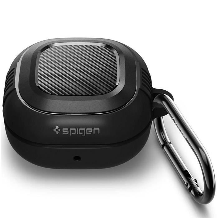 Étui Spigen souple Rugged Armor pour Samsung Galaxy Buds Live (2020) - Buds Pro - Noir