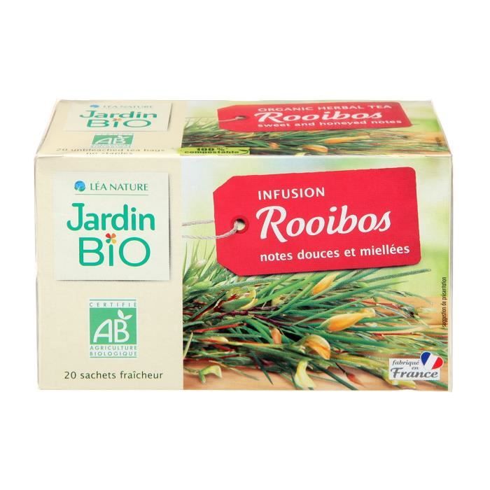 JARDIN BIO Infusion rooïbos rouge d'Afrique du Sud bio - 34 g