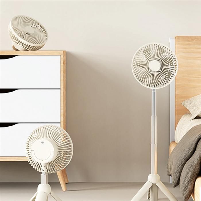 Ventilateur Portable Rechargeable Mini Ventilateur Extérieur Télescopique Pliant 4000MAh Ventilateur de Refroidissement Électrique - Sodial