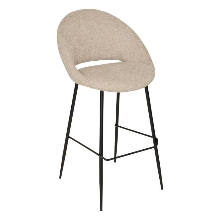 Lot de 2 Tabouret de bar Amago beige 54x52cm - Atmosphera Créateur dintérieur Lot de 2 Tabouret de bar Amago beige 54x52cm - Atmosphera Créateur dintérieur