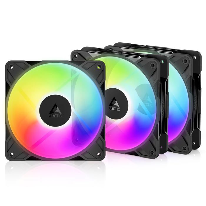 Arctic P12 Pro Reverse A RGB Pack de 3 - vue 6