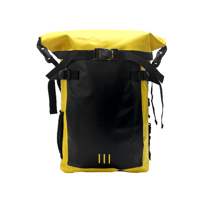 Jaune 30L Sac à dos étanche grande capacité sport extérieur rangement natation sac bandoulière multifonction activités de plein air
