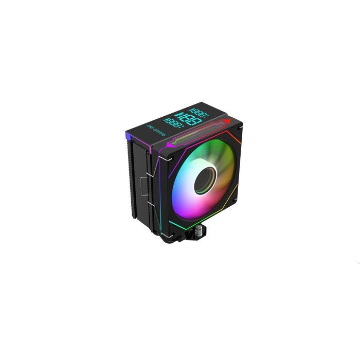 Refroidisseur CPU à Air ProGaming ThermoGuard DTX – 5 Caloducs Écran Température CPU Ventilateur 120mm ARGB PWM 360W Noir