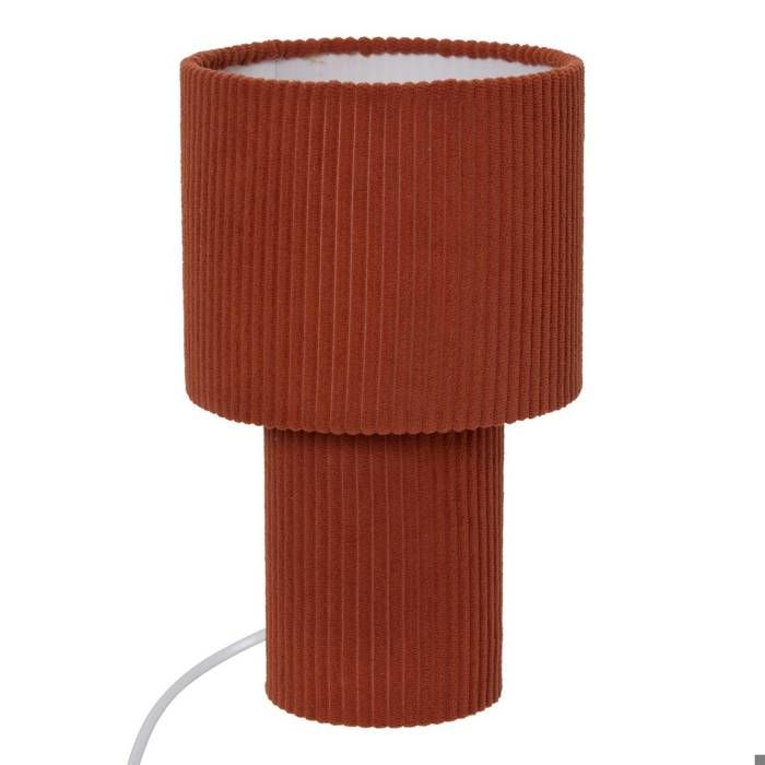Lampe Jolina cylindrique H.28cm terracotta - Atmosphera Créateur dintérieur