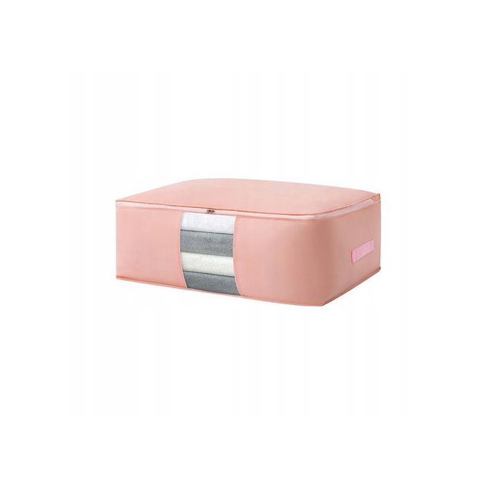 HOUSSE DE RANGEMENT POUR LITERIE (COUETTE OREILLERS COUVERTURES) 63 x 43 x 20 cm taille XL SN75-XL