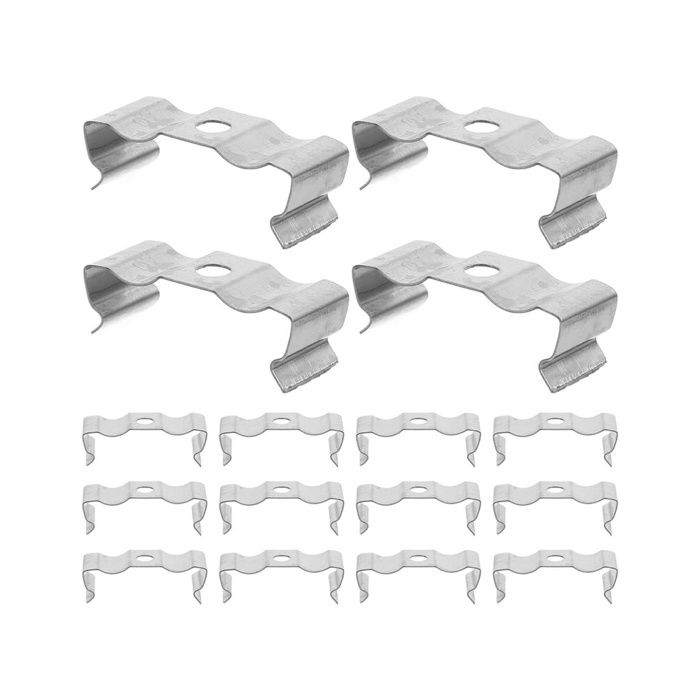 20 Clip Fixation RéGlette Tubes Ruban Néon Led T8 MéTalliques PIECE DETACHEE LUMINAIRE