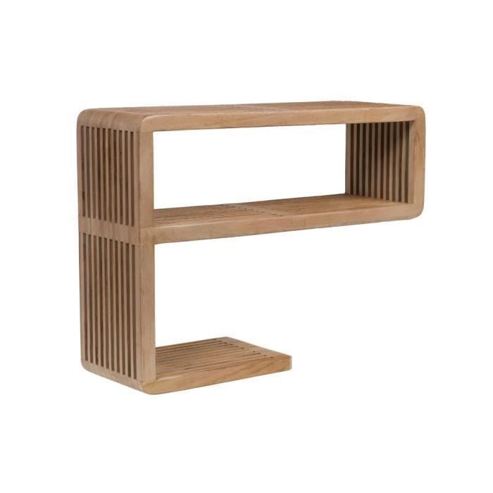 Etagère murale - AMADEUS - Calopsite - Teck massif - 70 cm - Contemporain - Design Etagère murale - AMADEUS - Calopsite - Teck massif - 70 cm - Contemporain - Design