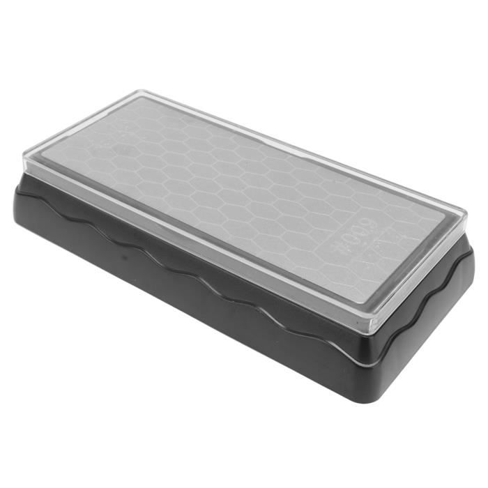 Pierre à Aiguiser Diamantée Lot De 4 - Grains 240# 360# 500# 1000# - Pour Couteaux, Ciseaux, Burins