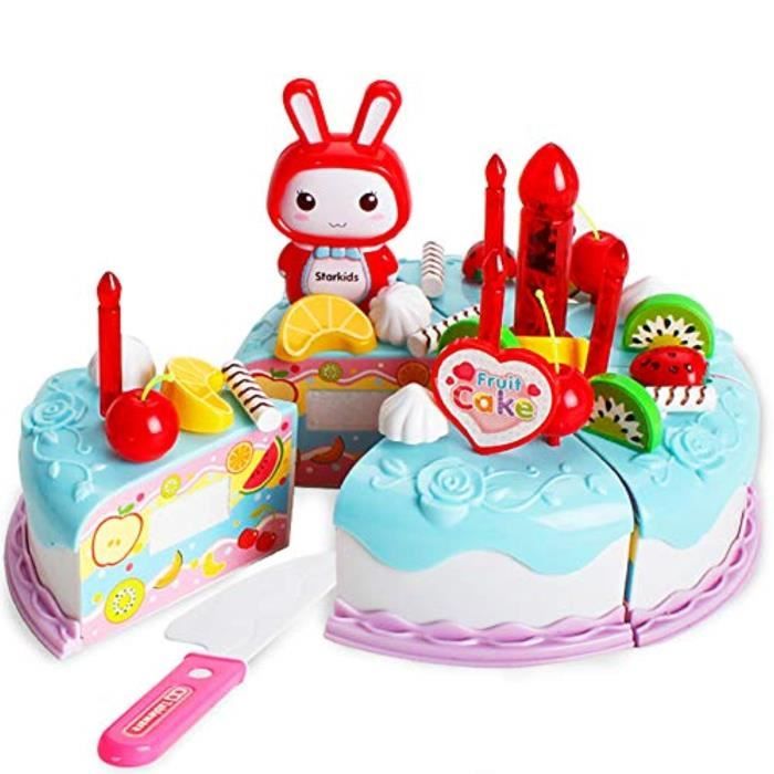 Docteur Hjbqd 38pcs Set Coupe Gateau De Fete D Anniversaire Semblant Jouer A La Nourriture Amusante Jouets Ensemble Bricolage Pl Cdiscount Jeux Jouets