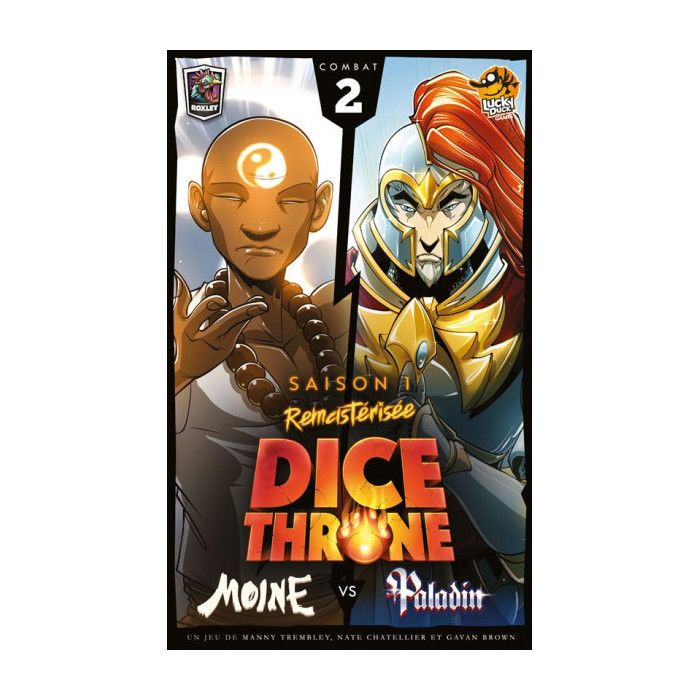 Lucky Duck Games | DICE THRONE : Moine vs Paladin | Jeu de Société pour Adultes & Enfants | Jeu de Stratégie | Combat de Dés et Pouvoirs | 2 Joueurs | 20 à 40 Min | En Français - vue 5