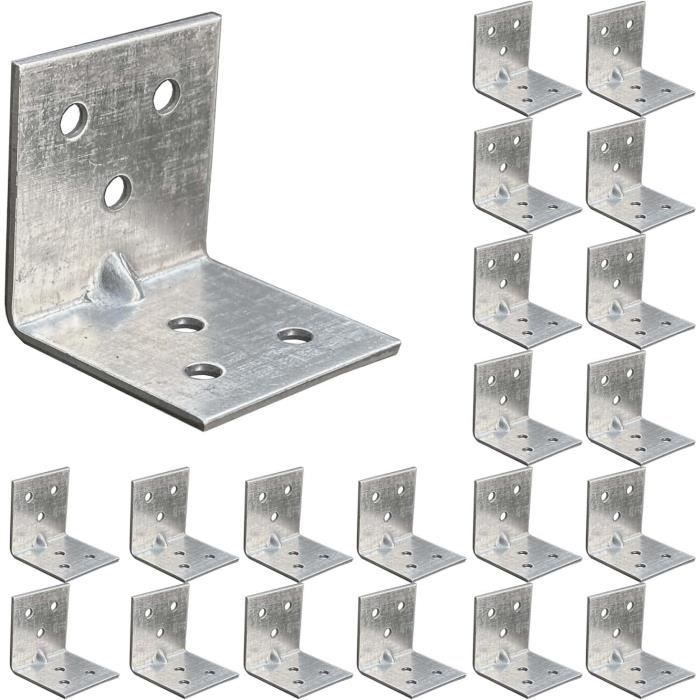 Flintronic Lot de 22 Equerre d'assemblage, Équerre de Fixation en Forme