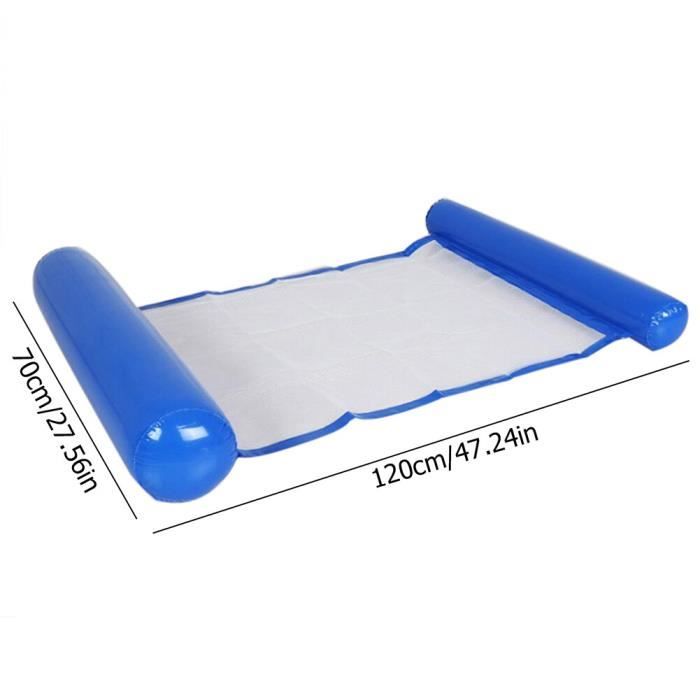 Faburo – Matelas Gonflable De Piscine 155 X 76 X 13 Cm – Flottant, Porte-gobelet, Pliable