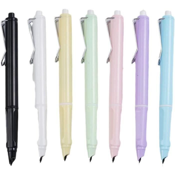 Stylo plume rétractable, stylo à encre de type presse, stylo plume