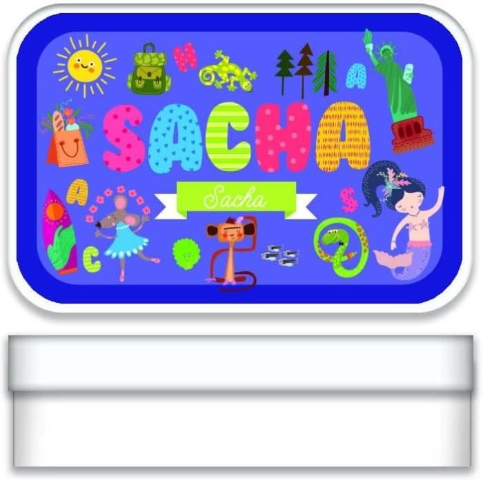 Boîte à Bons Points Métallique Personnalisée « Naël » - 2,7 X 9,7 X 6,2 Cm - Pour Enfants, école, Récompenses