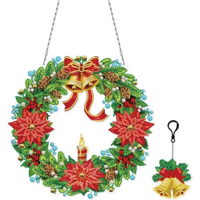 5D Arbre De Noël Diamond Painting,DIY Diamant Peinture Kit, Diamant