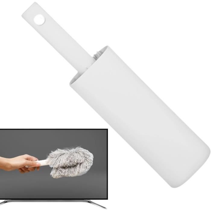 Nettoyeur De Poussière Emny Rétractable Avec 4 Housses En Tissu, Brosse