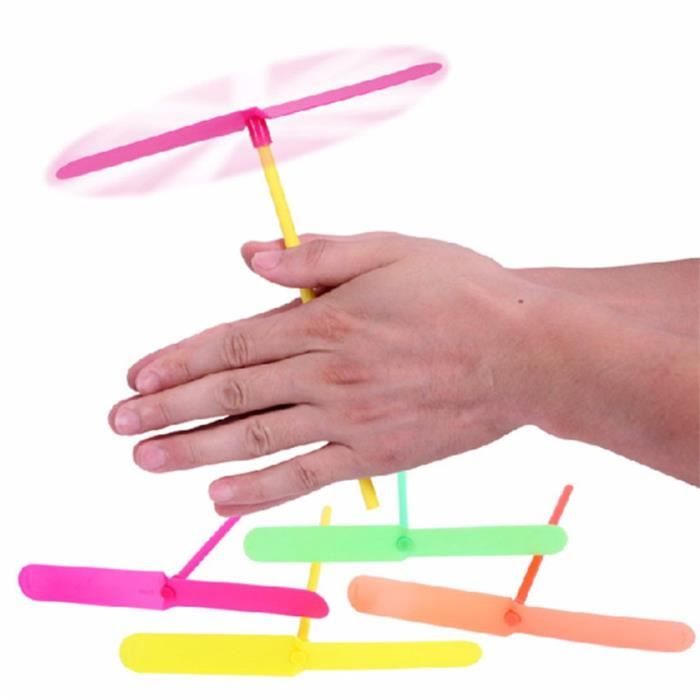 JOINPAYA – 40 Libellules Volantes Rotatives – Jouet éducatif En Plastique – Couleurs Aléatoires – Enfants