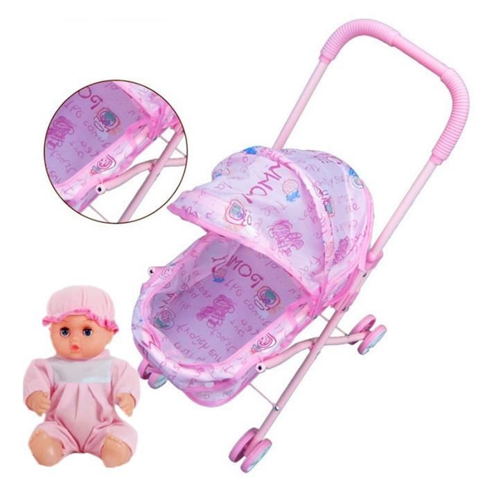 Deluxe 3 Roues Landau Rose Pour Bebe Poupees Buggy Jouet 3 Poupees Vetements Et Accessoires Poupons Et Accessoires Shepper Com
