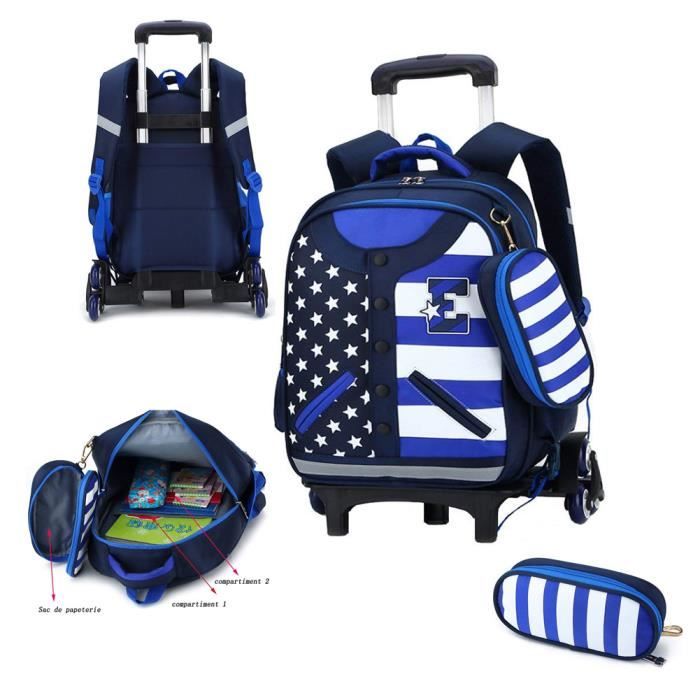 sac ecole roulette garcon