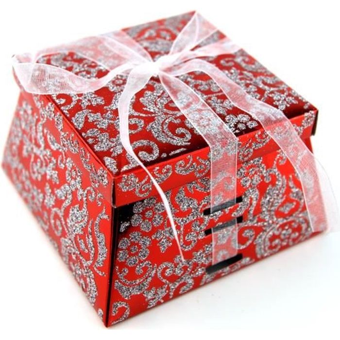 50 Boites A Gateaux Mariage Bapteme Btc22 Cdiscount Maison