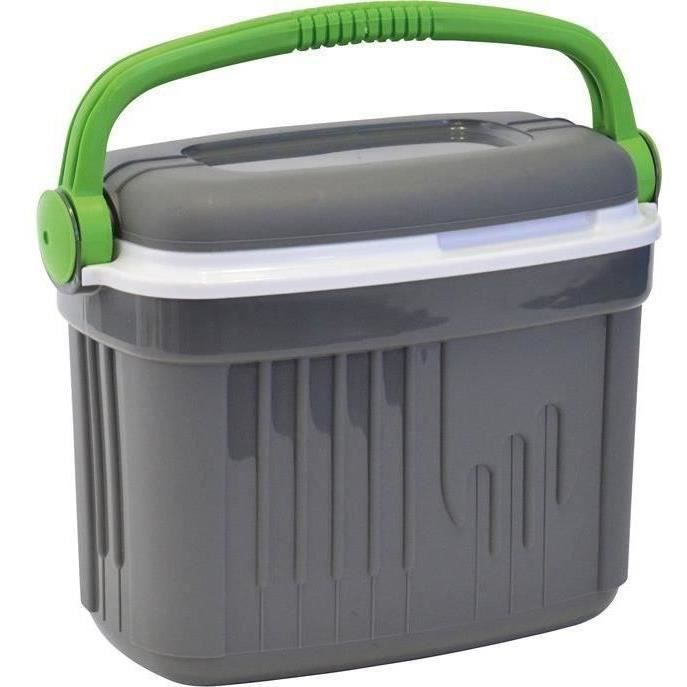 Glacière Iceberg 8 L gris galet et vert matcha
