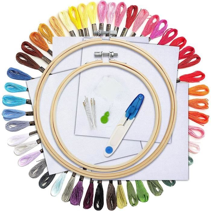 Kit de Broderie Point de Croix Kit Broderie Point de Croix Kit Complet ...