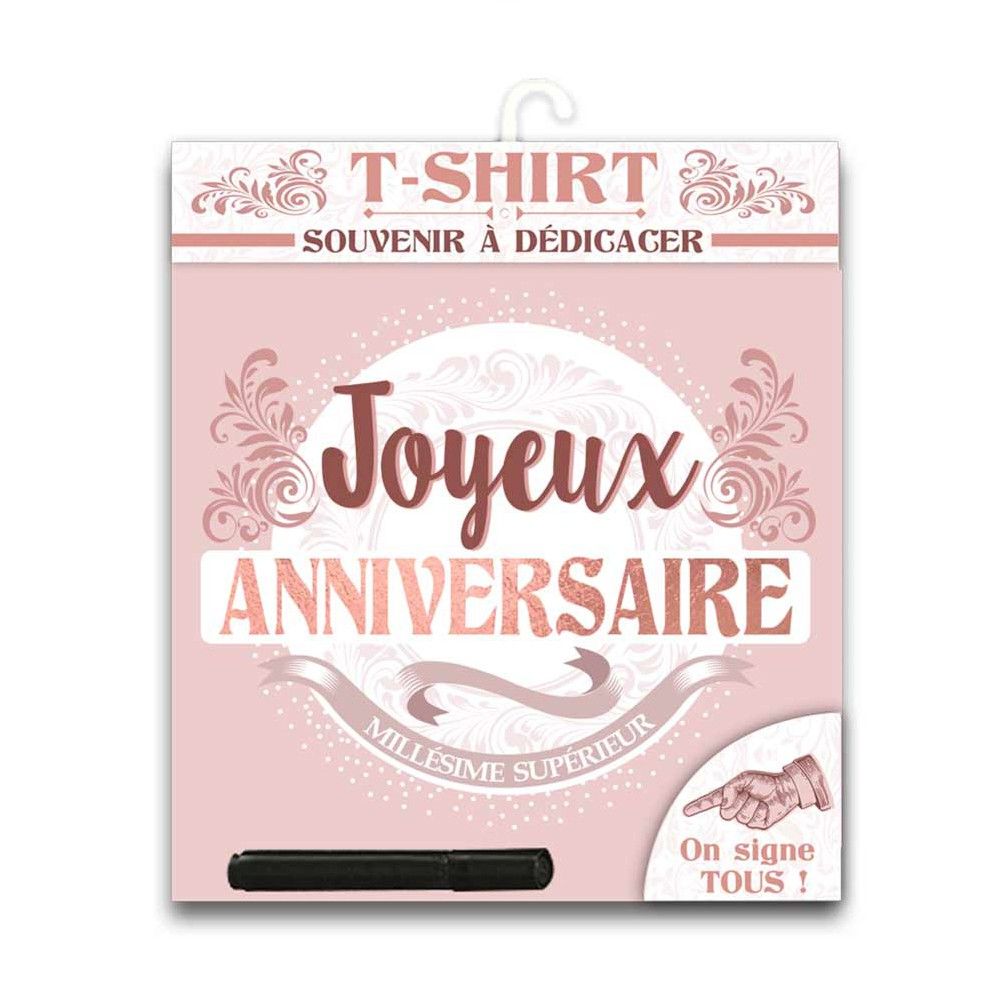 Tee Shirt Joyeux Anniversaire Cdiscount
