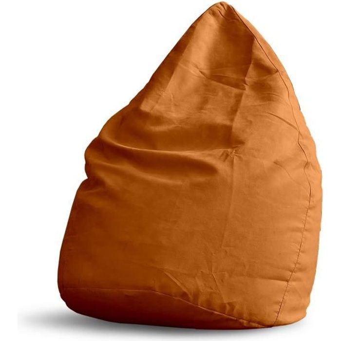 Enfants,Orange,70x35cm Salon LDIW Citrouille Enfants poufs Pouf Poire Beanbag Chair Chambre Balcon Beanbag Convient pour Adultes