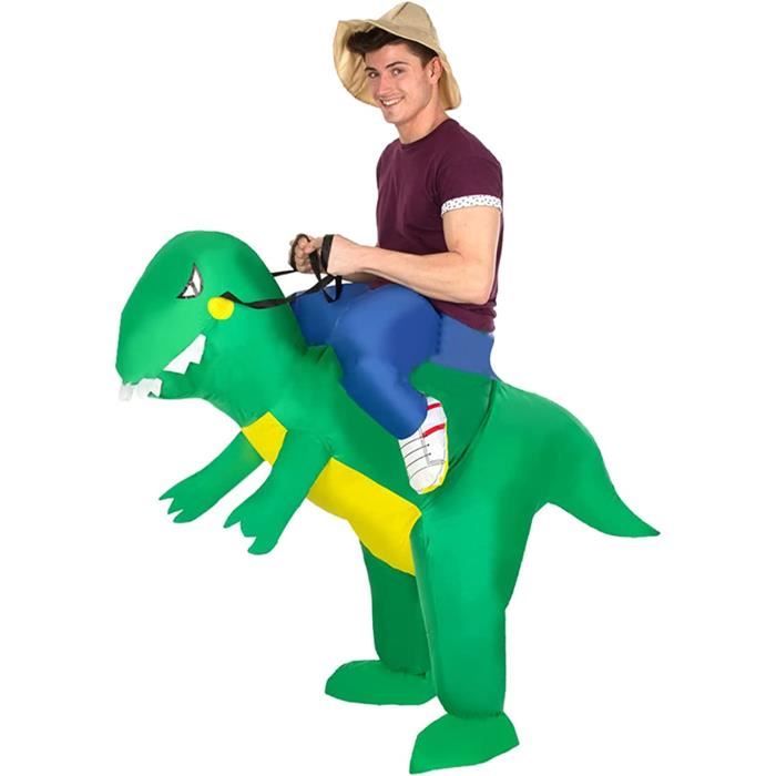 Deguisement dinosaure gonflable tu adulte - Déguisement