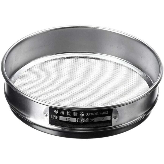 2 Pièces Tamis Farine, Tamis De Pâtisserie Rond, Tamis Fins Inox Pour Farine Gâteaux Légumes