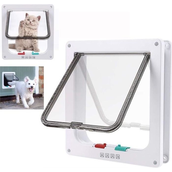 Chatiere Pour Chat Chien 23 5 25 5 5cm Porte Pour Chat Chatiere A 4 Positions Avec Tunnel Cache Decoupe Trappe Chat Taille L Achat Vente Chatiere Trappe Chatiere Pour Chat Chien 23 Cdiscount