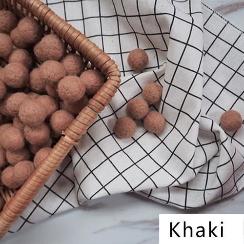 Guirlande De Pompons,Pack De 4 Guirlandes De Boule De Feutre De Noël Rouge Vert Blanc Pour La Décoration Intérieure,2m Boules De Laine De Feutre Bricolage Pour Arbre De Noël Wall Party Photo