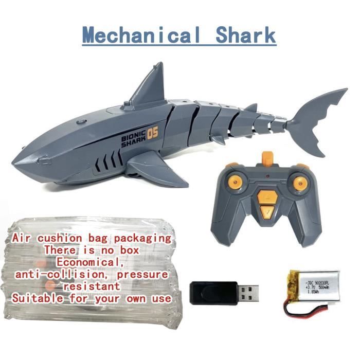 Requin Télécommandé Sarini - Simulation Réaliste - Pour Piscine Et Bain - 4 Directions - Cadeau Enfants