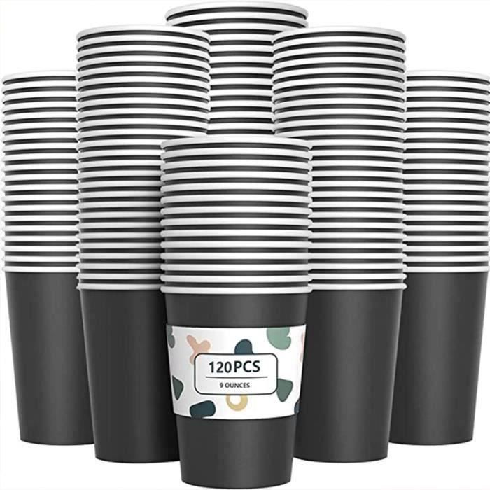 Lot De 12 Assiettes En Papier 10 Serviettes 6 Gobelets En Papier