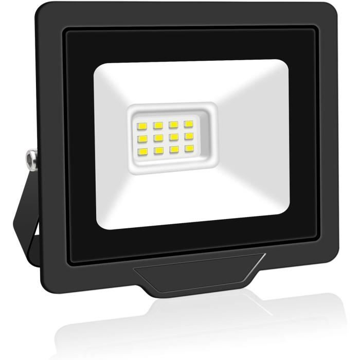 Wowspeed Projecteur LED Extérieur 100W 10000LM - 3 Températures Réglables IP65