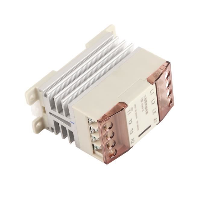 Relais Statique SSR-25DA 25A – Module Semi-Conducteur DC 3-32V Vers AC 24-380V, Contrôle Sans Bruit Pour Automatisation