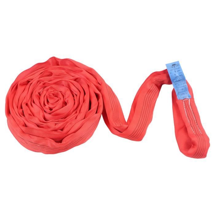 Élingue De Levage Lourd 100x4 Cm MUCKLILY - Sangle De Transport Blanche, Capacité élevée - Pour Déménagement, Chantier, Objets Encombrants - 4