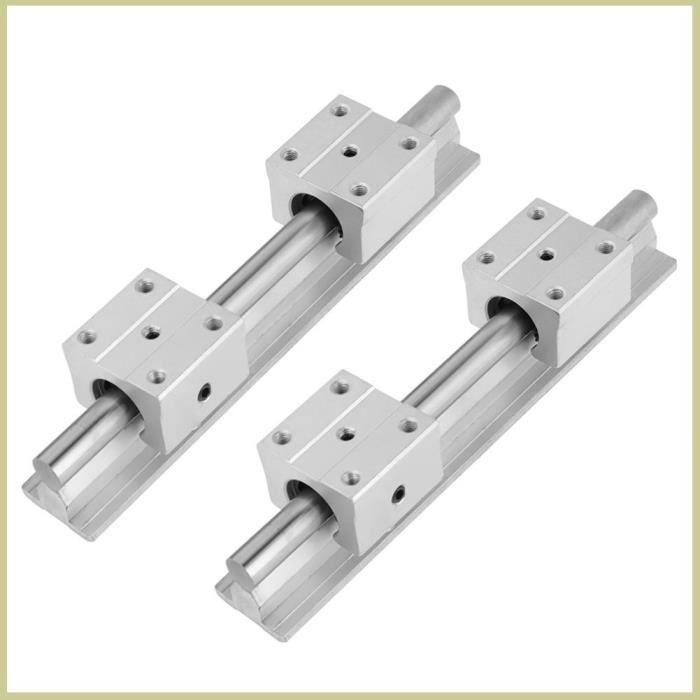 Guide De Rail Linéaire à Montage Latéral à Vis à Billes à Double Voie