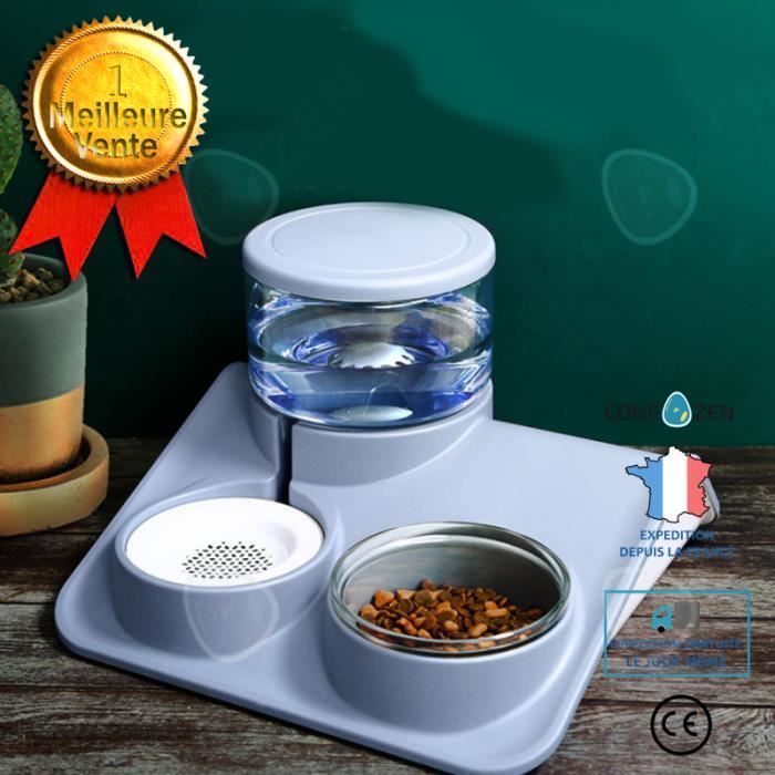 Comparer les prix de CONFO Combinaison d'alimentation et d'abreuvement pour chat Alimentation automatique pour chat et chien
