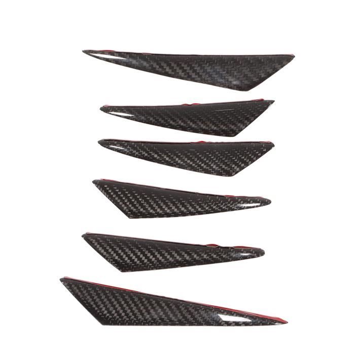 GTEVDK Aileron Avant Voiture Mazda 3 2020-2023 - Becquet Splitter Diffuseur Pare-Chocs A6-Black