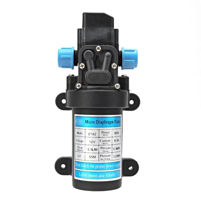 Pompes à eau à membrane auto-amorçantes DC haute pression électrique 12V 