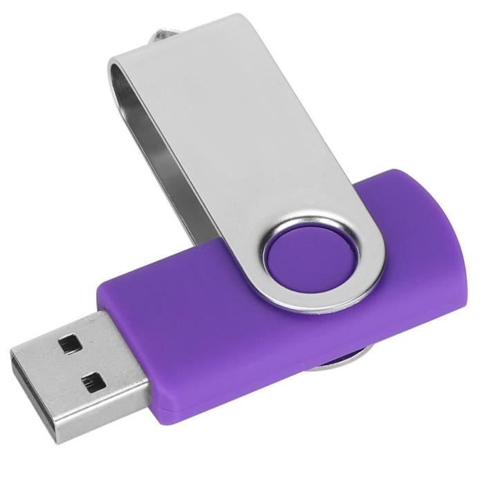 Vvikizy Clé mémoire Clé USB 2.0 portable en métal étanche à l'eau pour