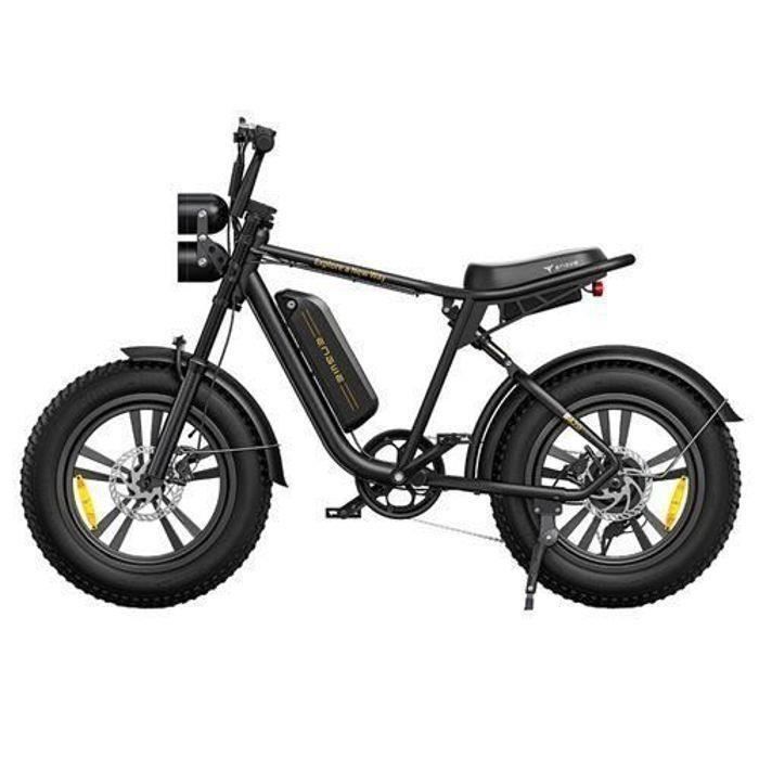 velo electrique ENGWE M20 autonomie 75km tout suspendu VTT fat bike Pneus tout terrain de 20 pouces Batterie 48V13Ah Noir