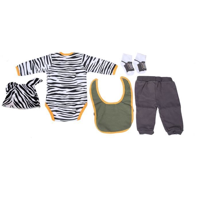 Vêtements Poupée 35-43cm - Tenue Décontractée En Coton Doux Pour Baby Born Et Annabell