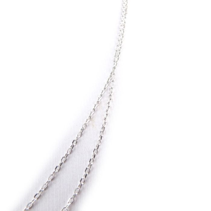 Chaîne De Cou Forçat épaisse 55 Cm En Argent Massif 925 - Épaisseur 2,25 Mm - Style Mixte Rhodié - Marque Bijouxia