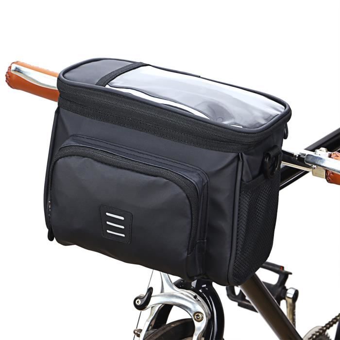 vélo vélo isolé sac isotherme vtt vélo guidon sac avant panier sacoche sac à bandoulière-3