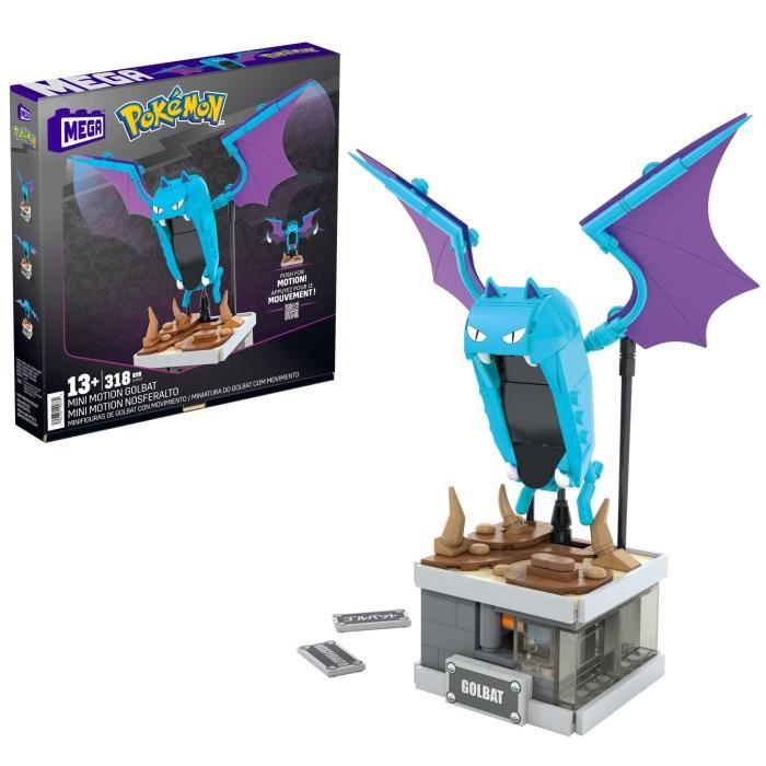 Coffret De Construction Mega Pokémon Pikachu – 400 Pièces – Figurine Articulée Style Pixel – Neuf
