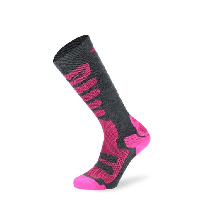 Chaussettes de ski Lenz Free Tour 1.0 - Gris - Mixte - Respirantes
