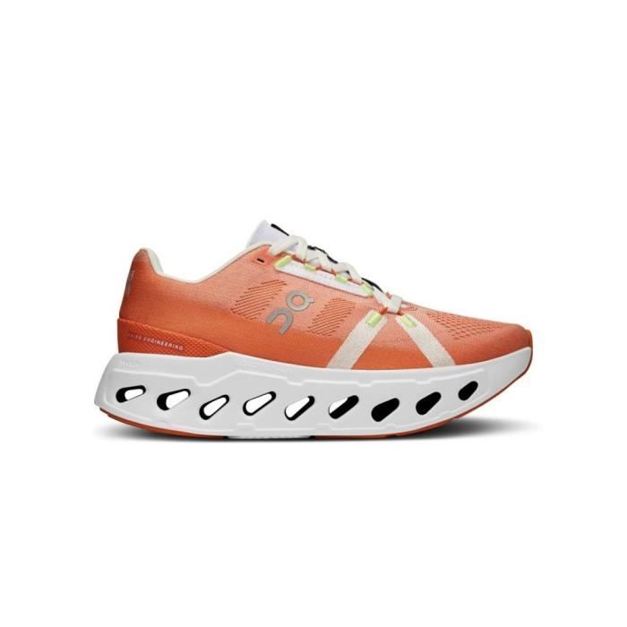 chaussures de running on running cloudeclipse - femme - orange
