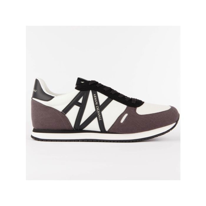 Basket Armani Exchange Homme Rio Gris Synthétique